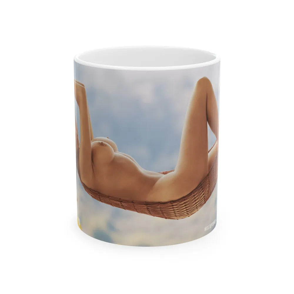 Victoria Vetri #01 - Nude ''Playboy Centerfold Gate''2 (Vintage Female Icon) White Coffee Mug-11oz-Go Mug Yourself