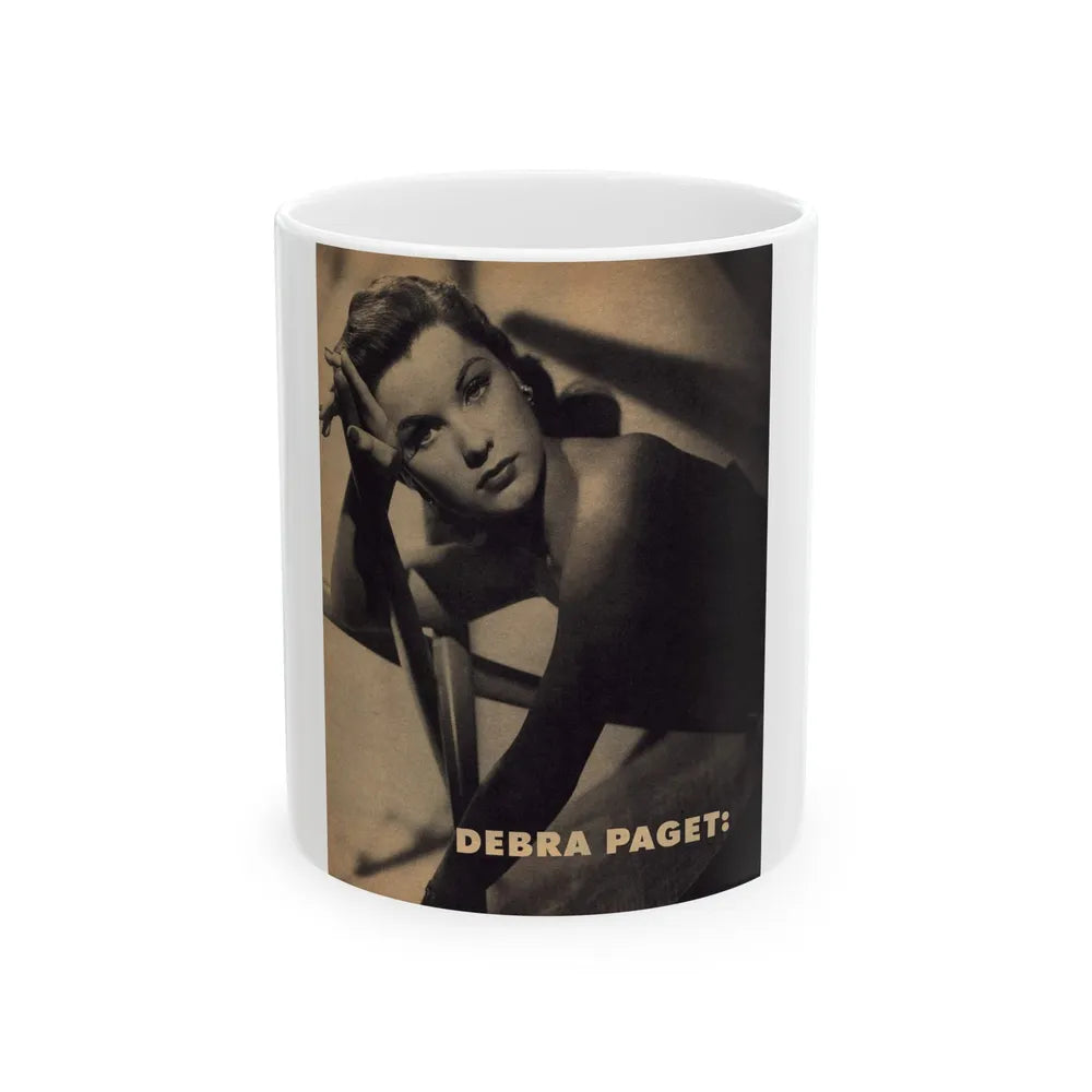 Debra Paget #623 (Vintage Female Icon) White Coffee Mug-11oz-Go Mug Yourself