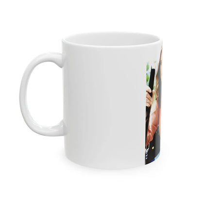 Lynda Carter #275 (Vintage Female Icon) White Coffee Mug-Go Mug Yourself