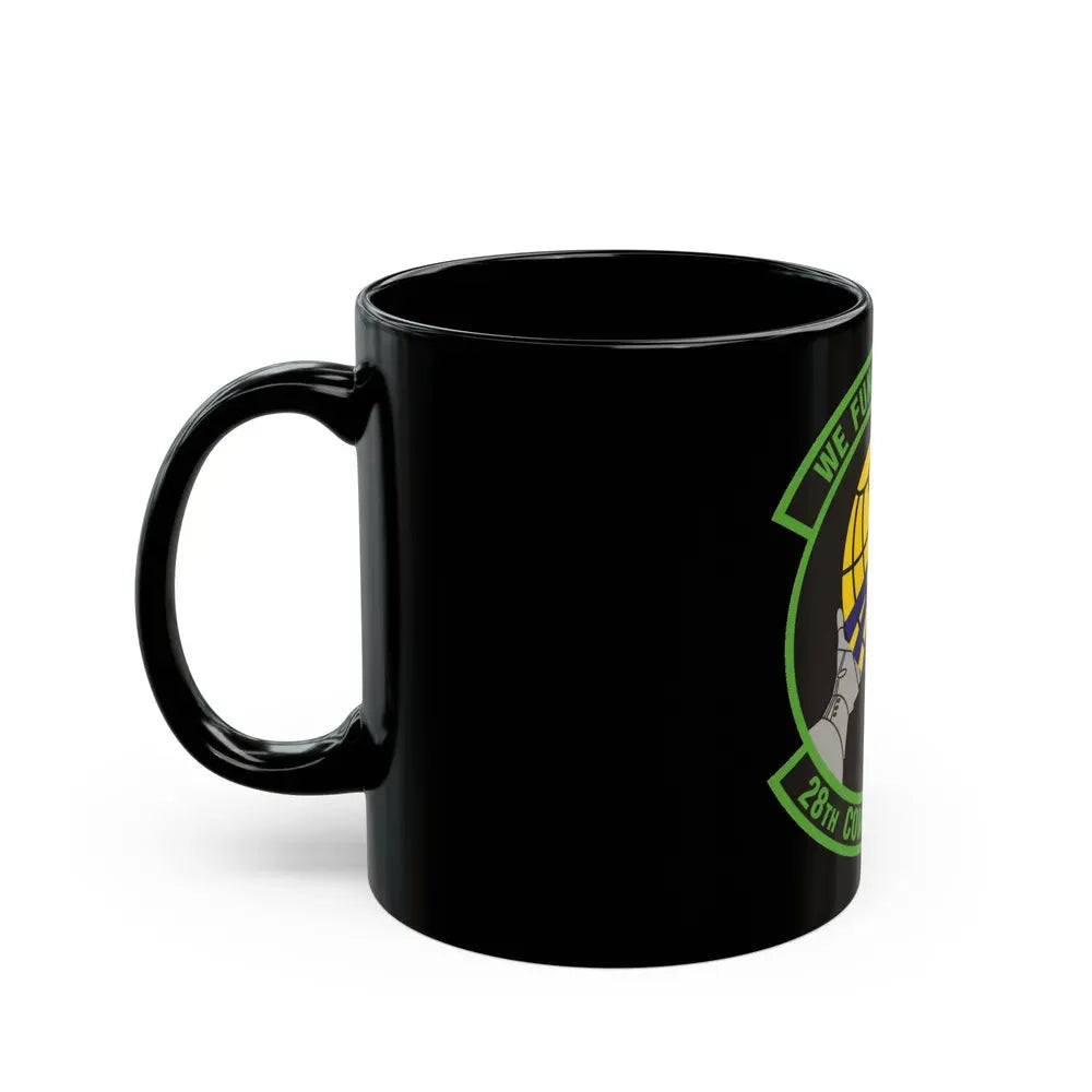 28th Comptroller Squadron (U.S. Air Force) Black Coffee Mug - Go Mug Yourself