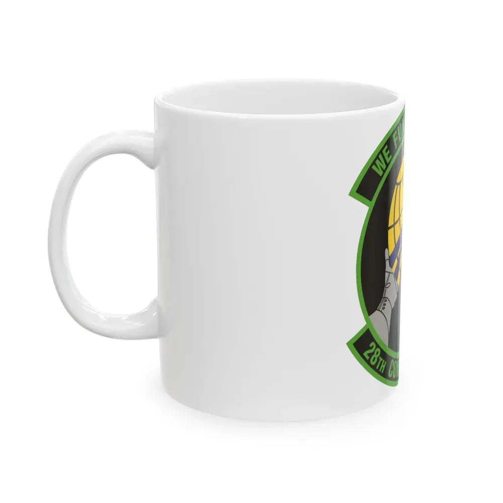 28th Comptroller Squadron (U.S. Air Force) White Coffee Mug - Go Mug Yourself