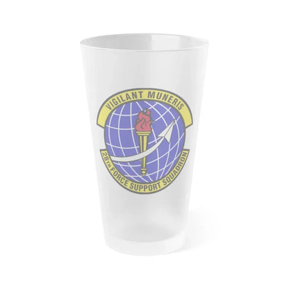 28th Force Support Squadron (U.S. Air Force) Frosted Pint Glass 16oz Default Title - Go Mug Yourself
