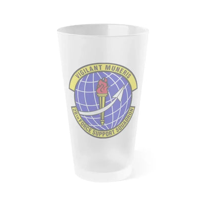 28th Force Support Squadron (U.S. Air Force) Frosted Pint Glass 16oz Default Title - Go Mug Yourself