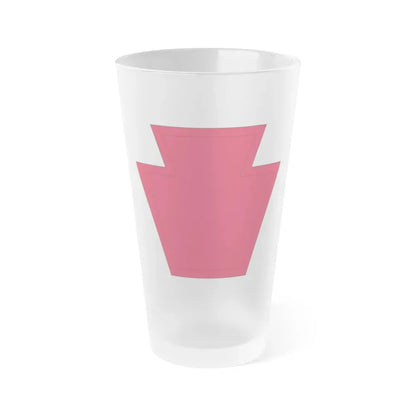 28th Infantry Division SSI 19182015 (U.S. Army) Frosted Pint Glass 16oz Default Title - Go Mug Yourself