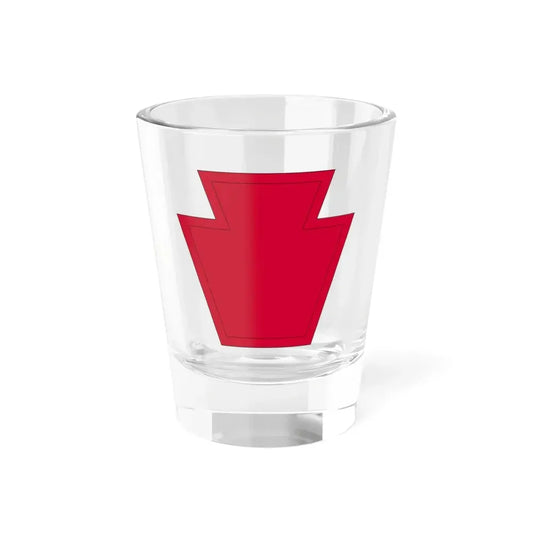 28th Infantry Division SSI 19182015 (U.S. Army) Shot Glass 1.5oz 1.5oz - Go Mug Yourself
