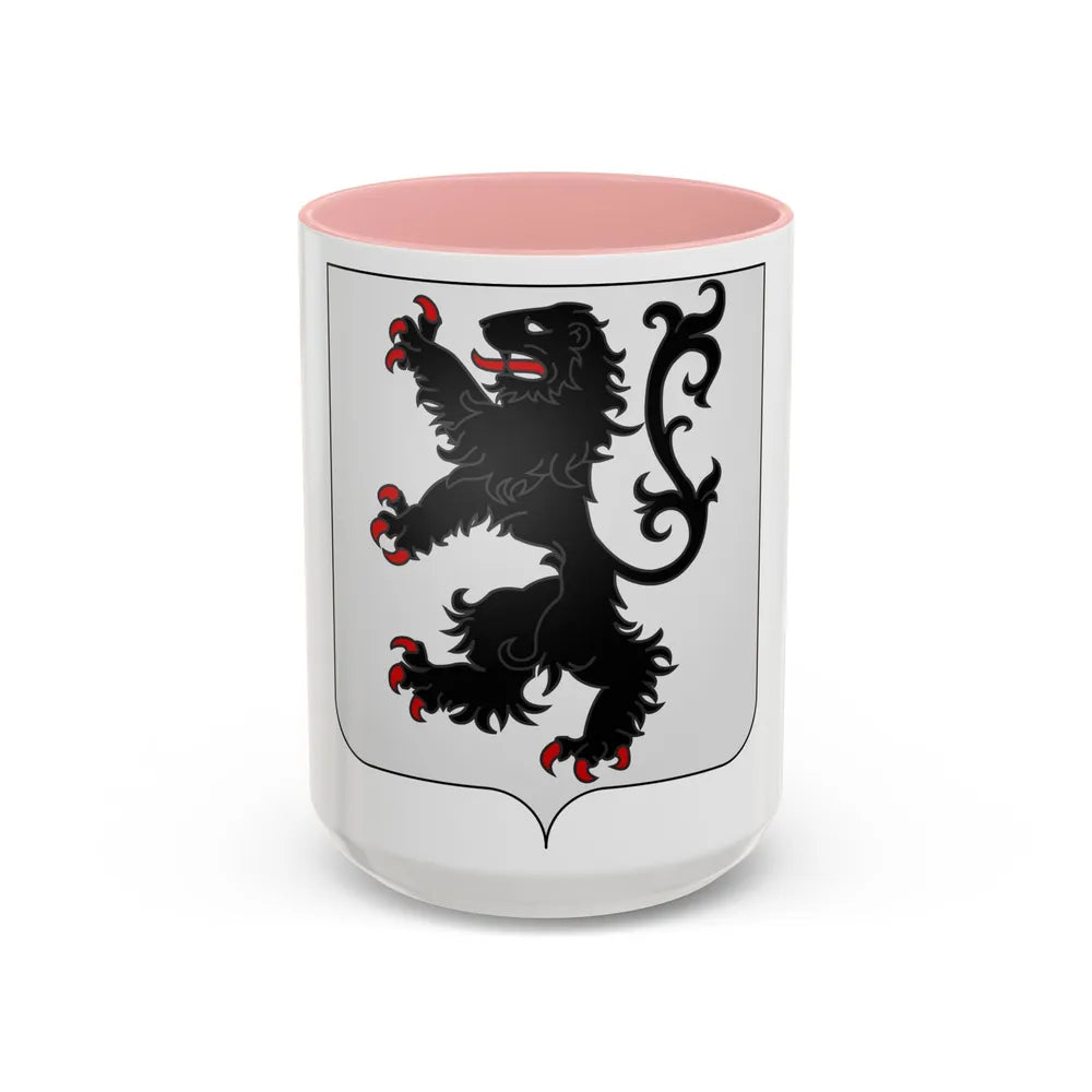 28th Infantry Regiment (U.S. Army) Accent Coffee Mug-15oz-Pink-Go Mug Yourself