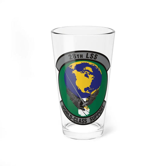 28th Logistics Support Squadron (U.S. Air Force) Pint Glass 16oz-16oz-Go Mug Yourself