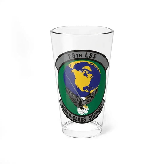 28th Logistics Support Squadron (U.S. Air Force) Pint Glass 16oz 16oz - Go Mug Yourself