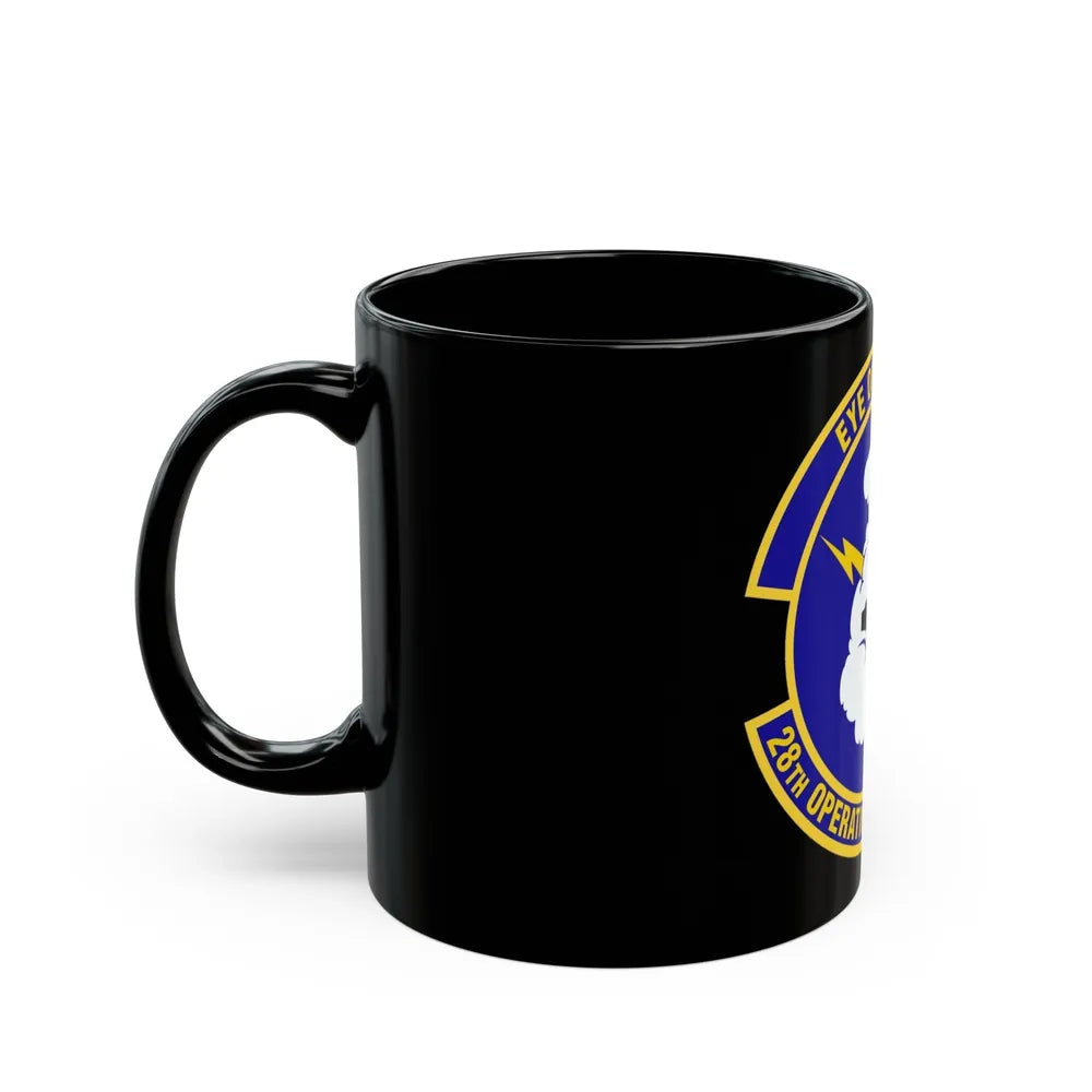 28th Operational Weather Squadron (U.S. Air Force) Black Coffee Mug-Go Mug Yourself