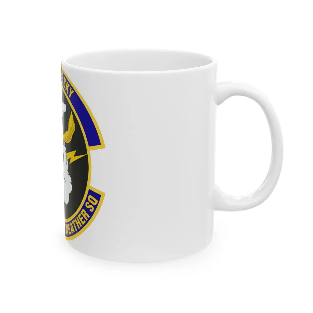 28th Operational Weather Squadron (U.S. Air Force) White Coffee Mug-Go Mug Yourself