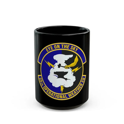 28th Operational Weather Squadron (U.S. Air Force) Black Coffee Mug 15oz - Go Mug Yourself