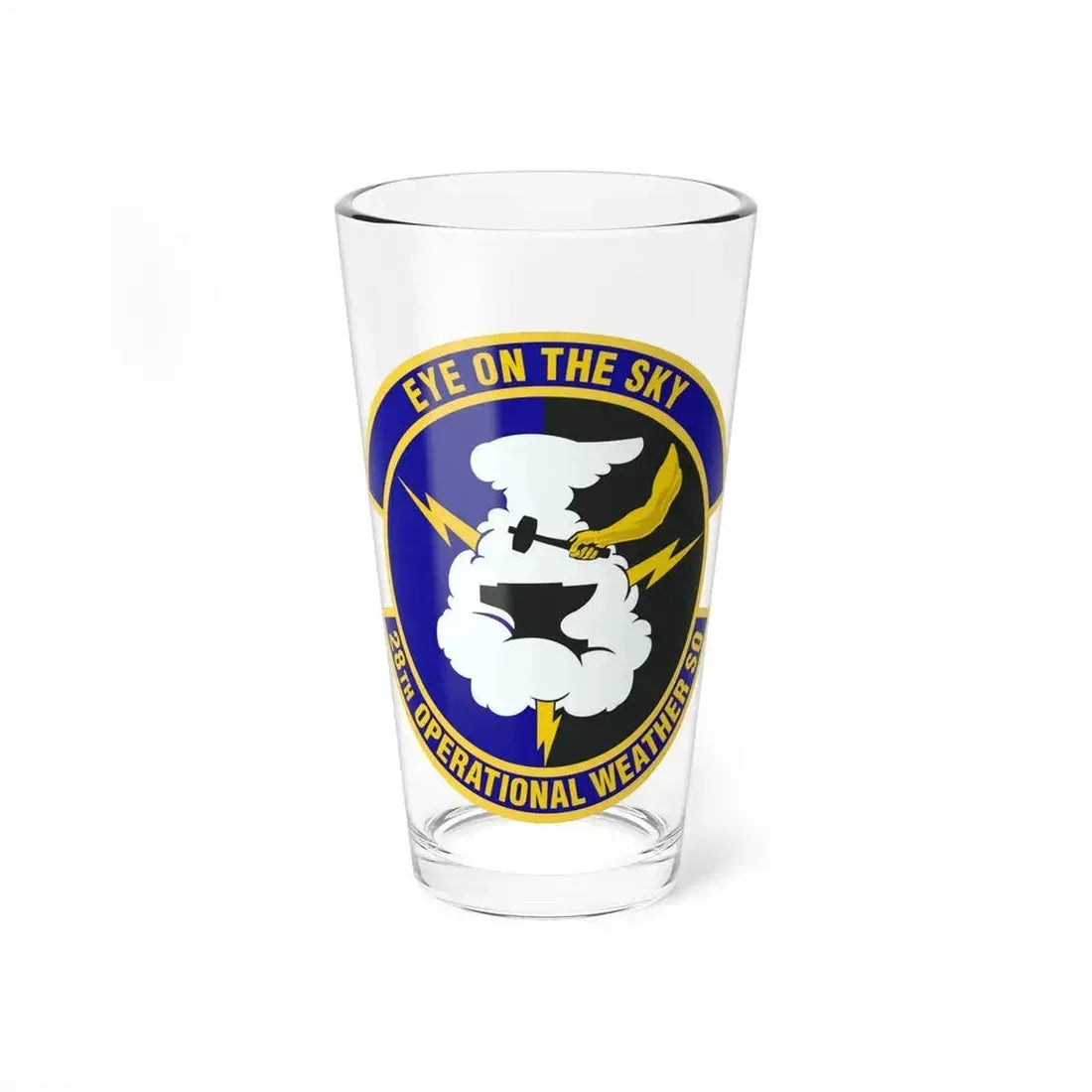 28th Operational Weather Squadron (U.S. Air Force) Pint Glass 16oz - Go Mug Yourself