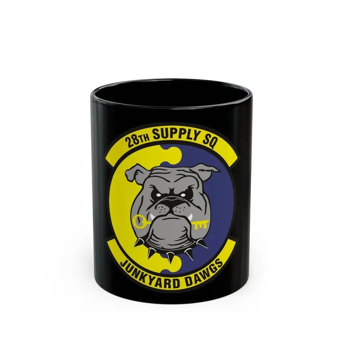 28th Supply Squadron (U.S. Air Force) Black Coffee Mug 11oz - Go Mug Yourself