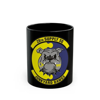 28th Supply Squadron (U.S. Air Force) Black Coffee Mug 11oz - Go Mug Yourself
