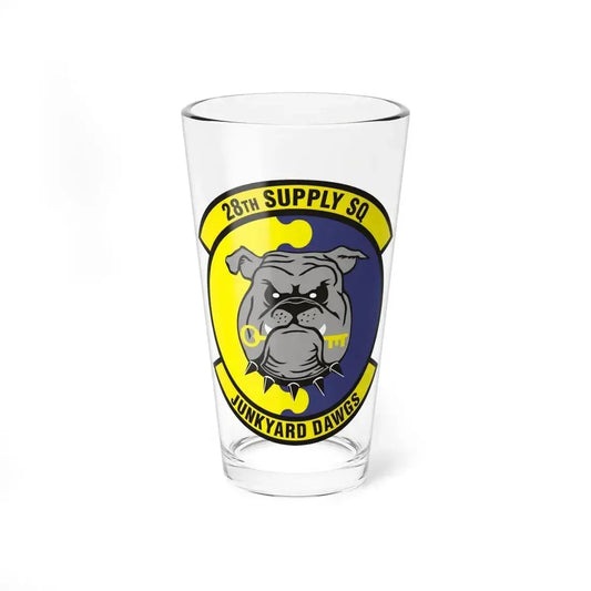 28th Supply Squadron (U.S. Air Force) Pint Glass 16oz 16oz - Go Mug Yourself