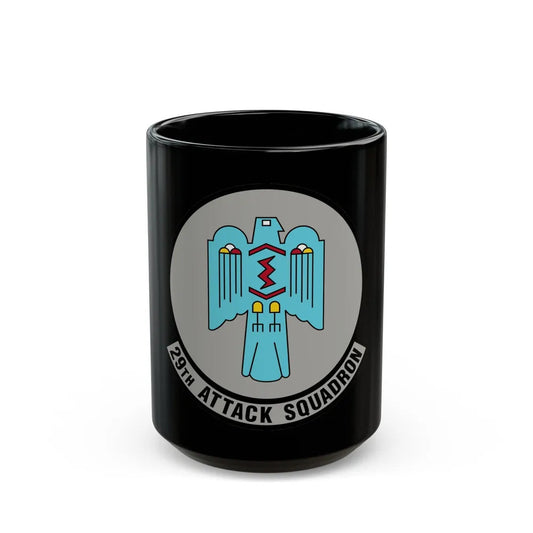 29 Attack Squadron ACC (U.S. Air Force) Black Coffee Mug-15oz-Go Mug Yourself