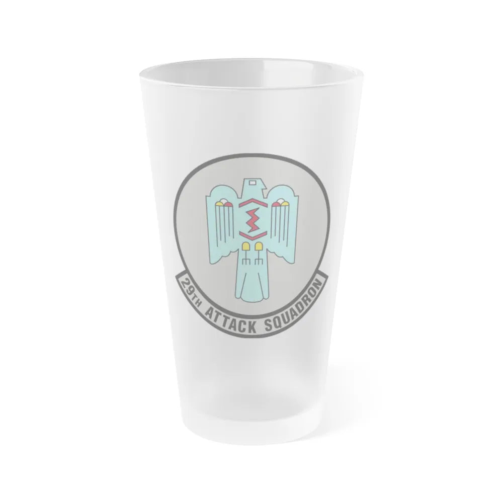 29 Attack Squadron ACC (U.S. Air Force) Frosted Pint Glass 16oz-16oz-Frosted-Go Mug Yourself