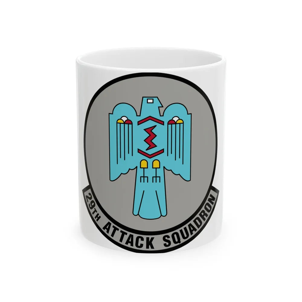 29 Attack Squadron ACC (U.S. Air Force) White Coffee Mug-11oz-Go Mug Yourself