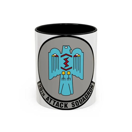 29 Attack Squadron ACC (U.S. Air Force) Accent Coffee Mug 11oz Black - Go Mug Yourself