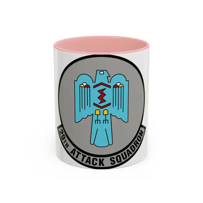 29 Attack Squadron ACC (U.S. Air Force) Accent Coffee Mug 11oz Pink - Go Mug Yourself