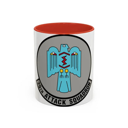 29 Attack Squadron ACC (U.S. Air Force) Accent Coffee Mug 11oz Red - Go Mug Yourself