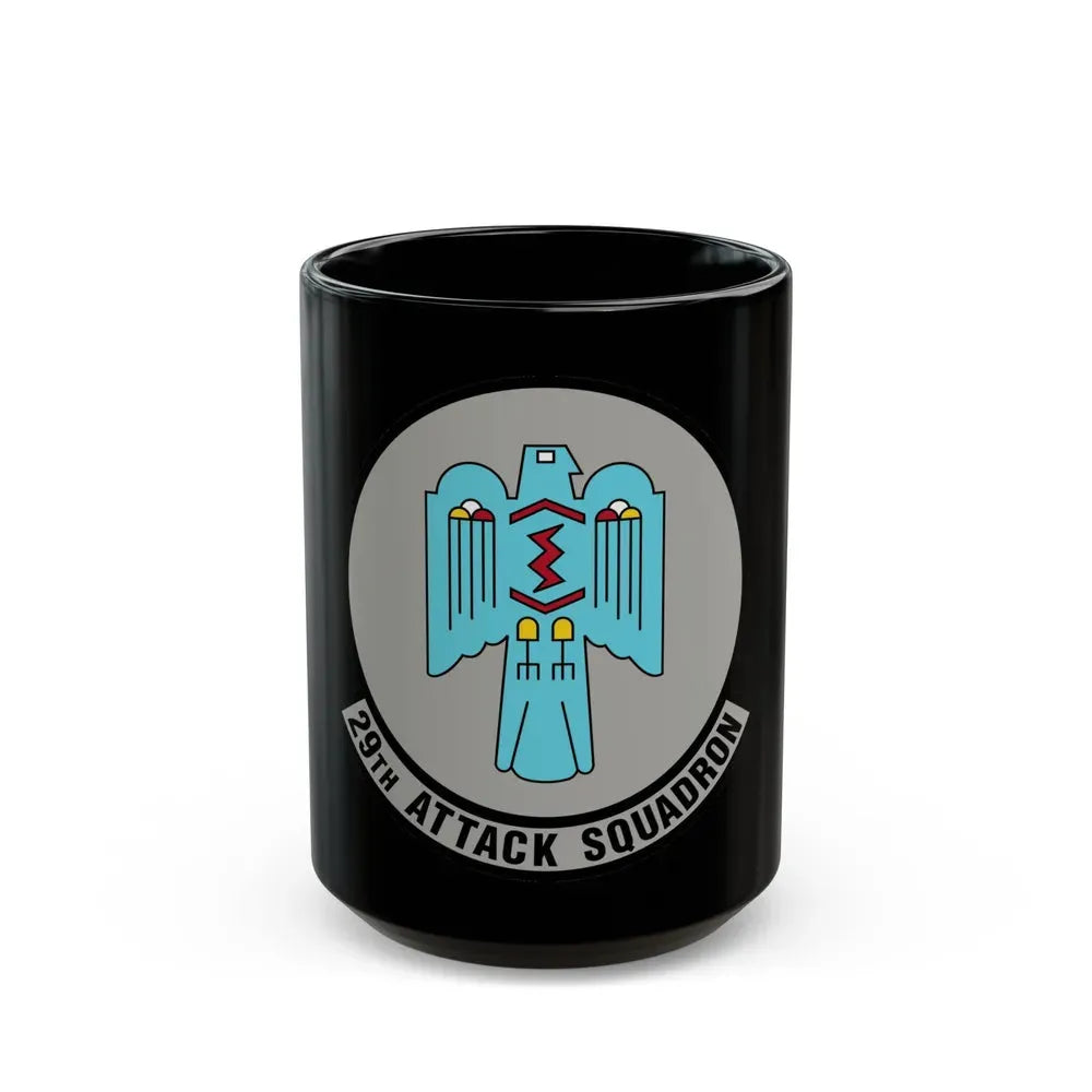 29 Attack Squadron ACC (U.S. Air Force) Black Coffee Mug 15oz - Go Mug Yourself