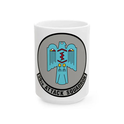 29 Attack Squadron ACC (U.S. Air Force) White Coffee Mug 15oz - Go Mug Yourself