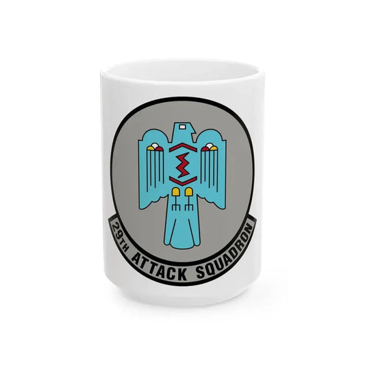 29 Attack Squadron ACC (U.S. Air Force) White Coffee Mug 15oz - Go Mug Yourself