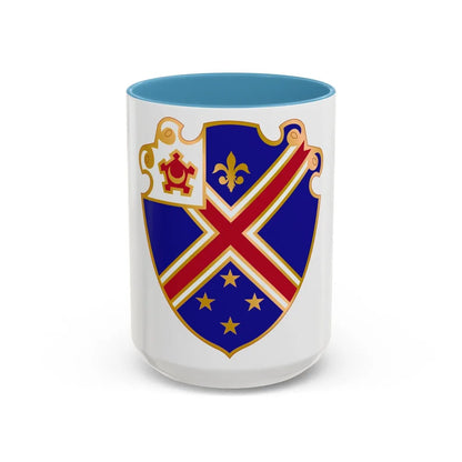 29 Engineer Battalion (U.S. Army) Accent Coffee Mug-15oz-Light Blue-Go Mug Yourself