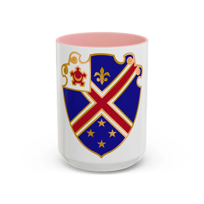 29 Engineer Battalion (U.S. Army) Accent Coffee Mug-15oz-Pink-Go Mug Yourself