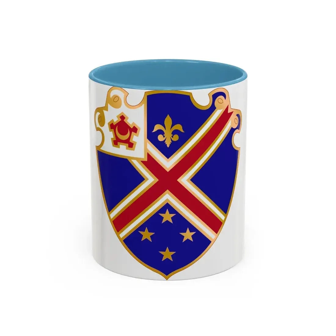 29 Engineer Battalion (U.S. Army) Accent Coffee Mug 11oz Light Blue - Go Mug Yourself