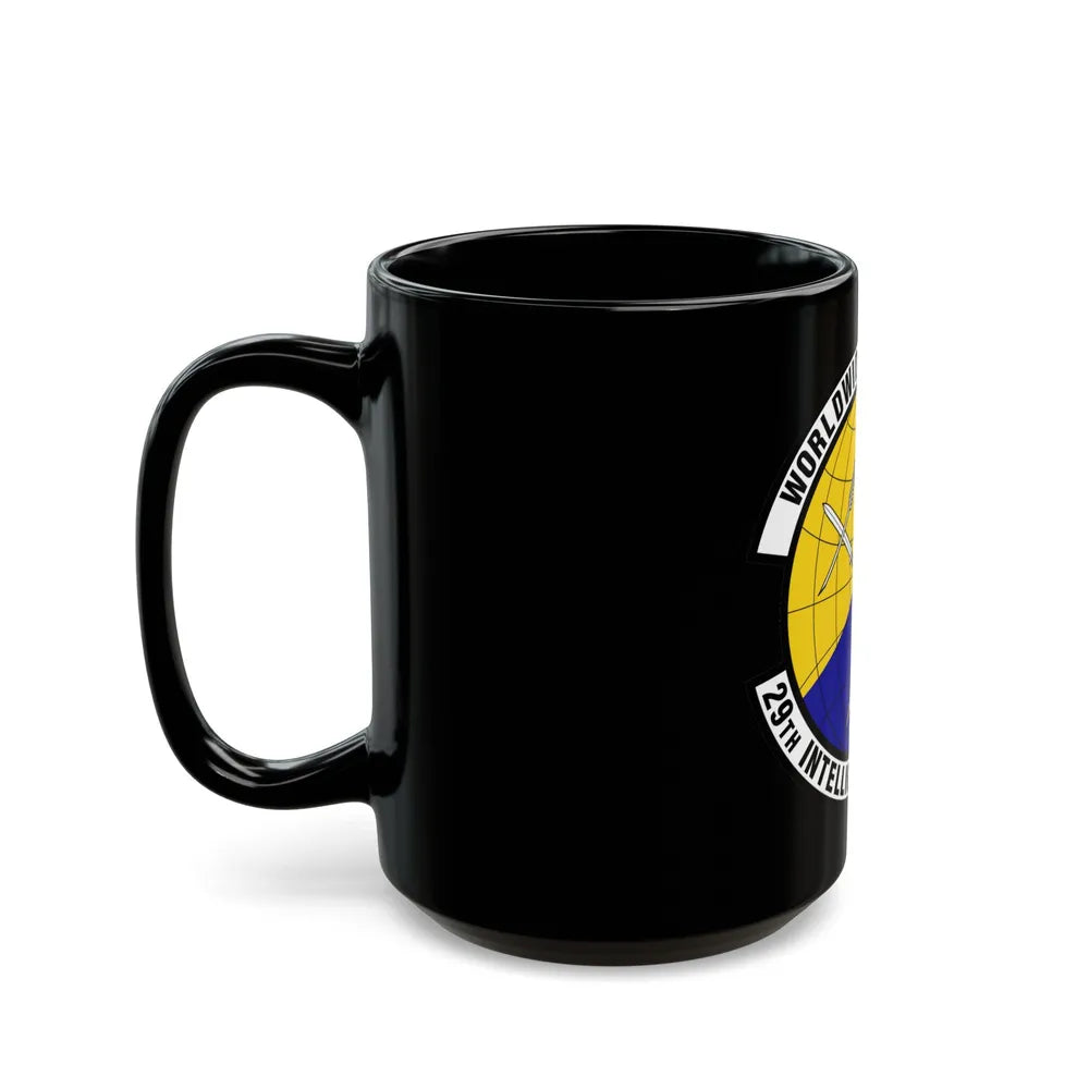 29 Intelligence Squadron ACC (U.S. Air Force) Black Coffee Mug-Go Mug Yourself