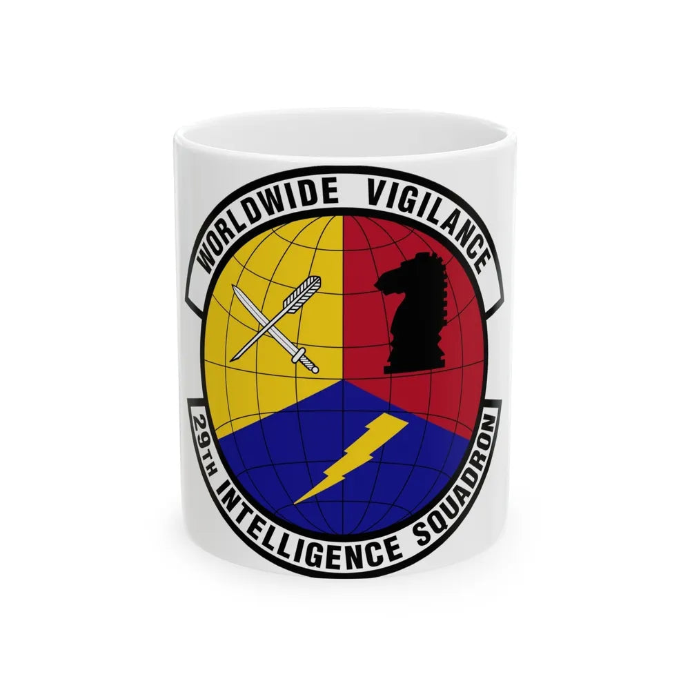 29 Intelligence Squadron ACC (U.S. Air Force) White Coffee Mug-11oz-Go Mug Yourself