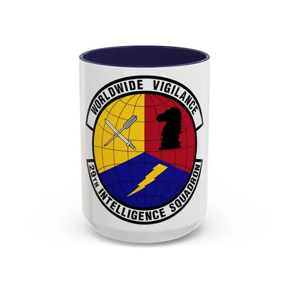 29 Intelligence Squadron ACC (U.S. Air Force) Accent Coffee Mug 15oz Navy - Go Mug Yourself