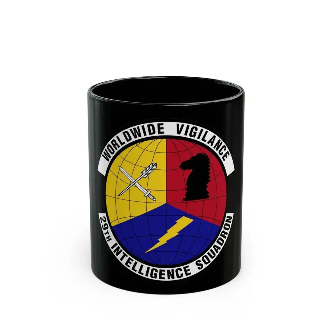 29 Intelligence Squadron ACC (U.S. Air Force) Black Coffee Mug - Go Mug Yourself
