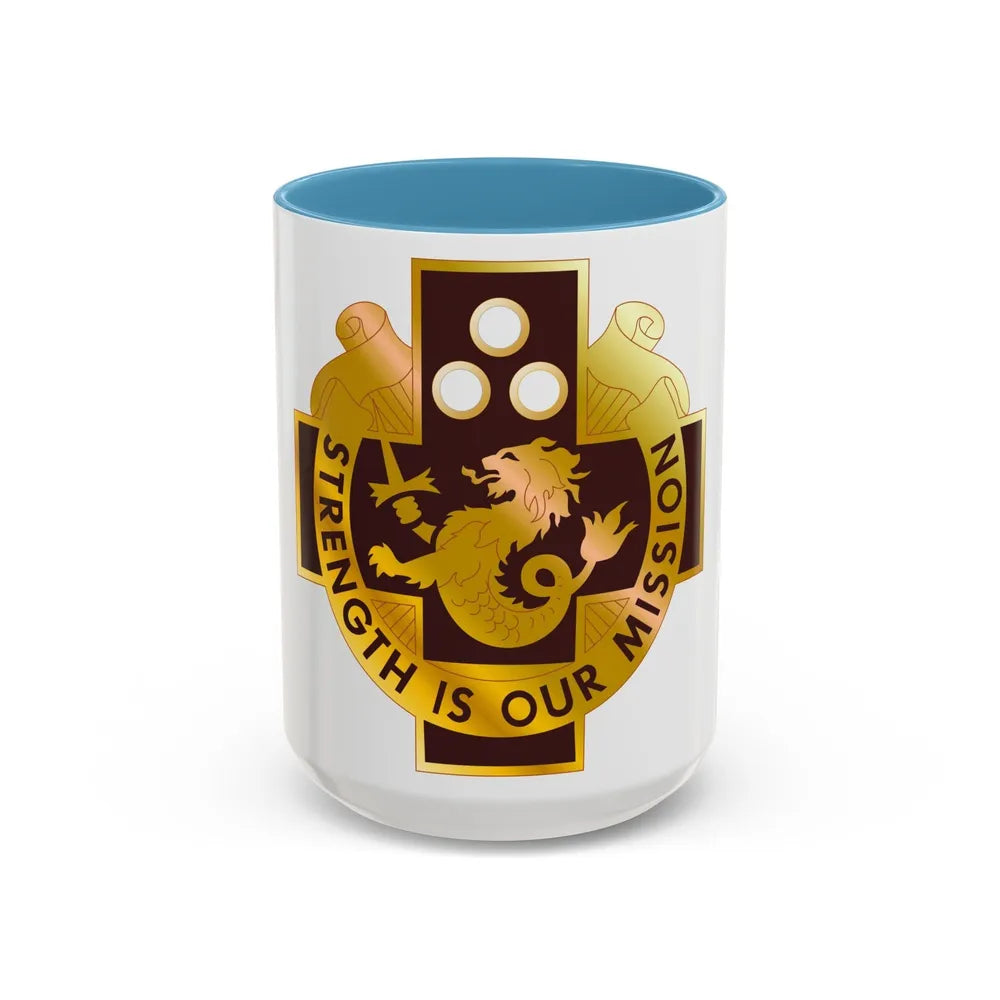 29 Surgical Hospital (U.S. Army) Accent Coffee Mug-15oz-Light Blue-Go Mug Yourself