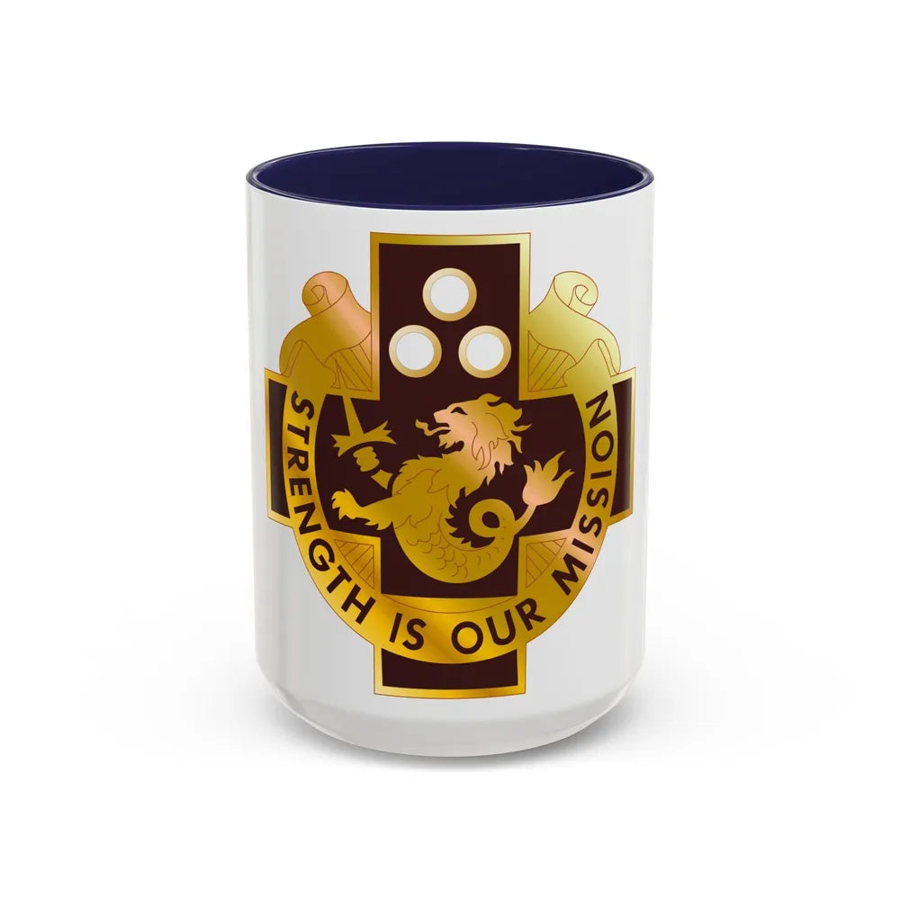 29 Surgical Hospital (U.S. Army) Accent Coffee Mug-15oz-Navy-Go Mug Yourself