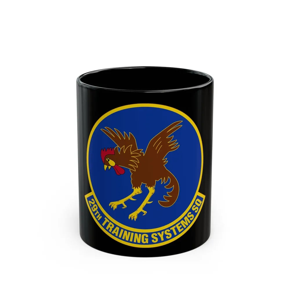 29 Training Systems Sq ACC (U.S. Air Force) Black Coffee Mug-11oz-Go Mug Yourself