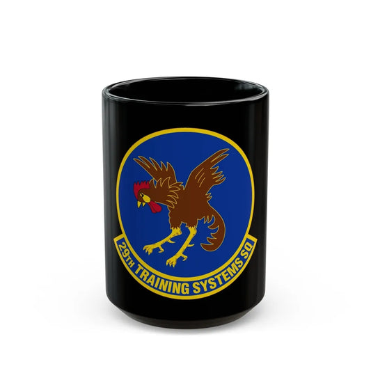 29 Training Systems Sq ACC (U.S. Air Force) Black Coffee Mug-15oz-Go Mug Yourself