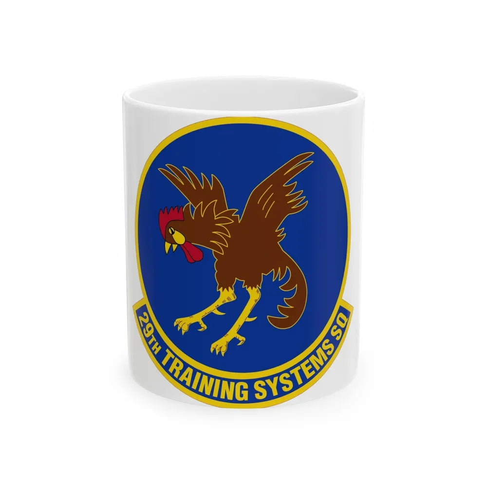 29 Training Systems Sq ACC (U.S. Air Force) White Coffee Mug-11oz-Go Mug Yourself