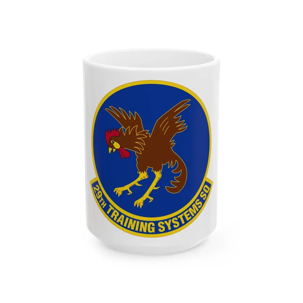 29 Training Systems Sq ACC (U.S. Air Force) White Coffee Mug-15oz-Go Mug Yourself