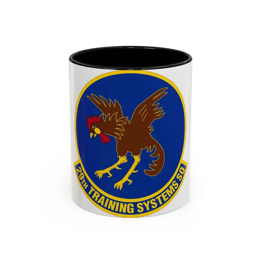29 Training Systems Sq ACC (U.S. Air Force) Accent Coffee Mug 11oz Black - Go Mug Yourself