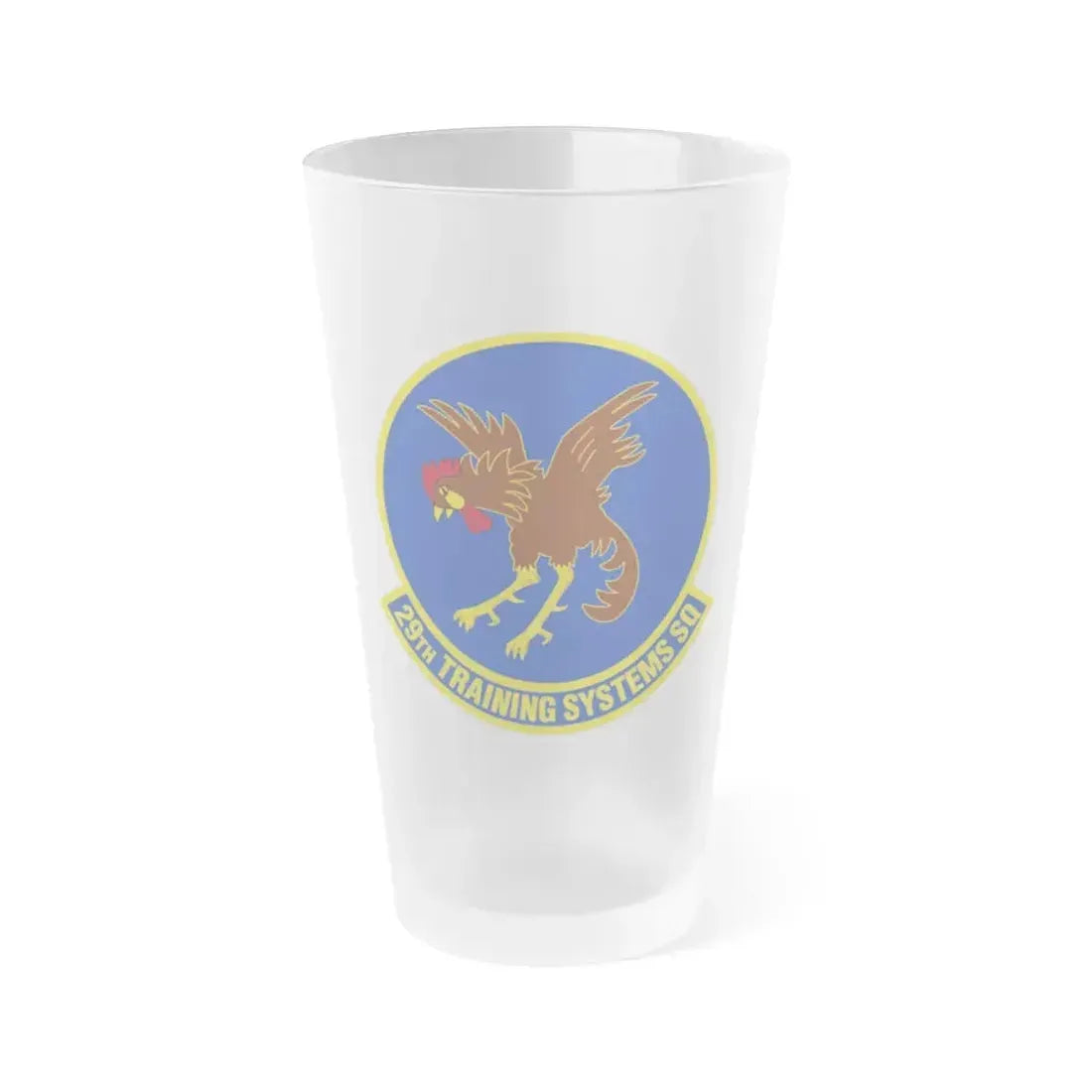 29 Training Systems Sq ACC (U.S. Air Force) Frosted Pint Glass 16oz 16oz Frosted - Go Mug Yourself
