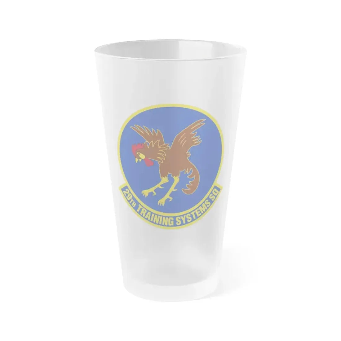 29 Training Systems Sq ACC (U.S. Air Force) Frosted Pint Glass 16oz 16oz Frosted - Go Mug Yourself
