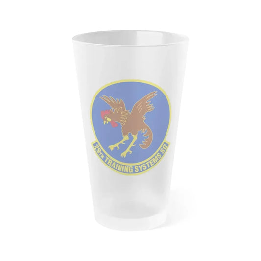 29 Training Systems Sq ACC (U.S. Air Force) Frosted Pint Glass 16oz 16oz Frosted - Go Mug Yourself