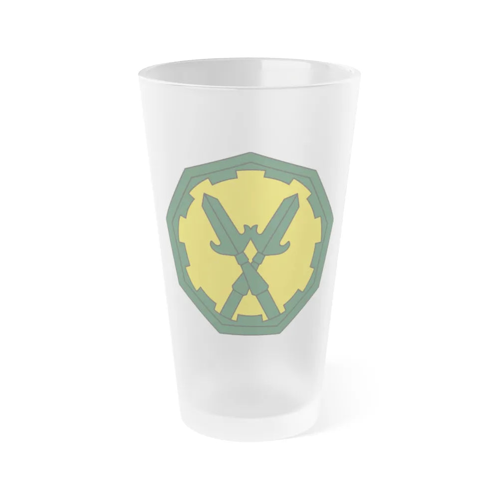 290 Military Police Brigade 2 (U.S. Army) Frosted Pint Glass 16oz-Go Mug Yourself