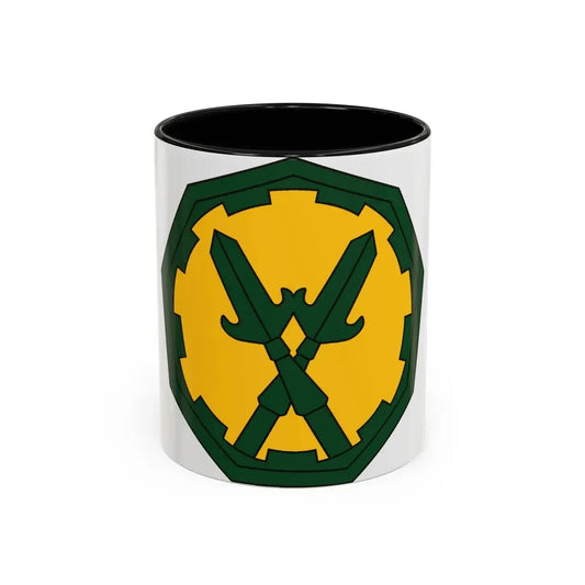 290 Military Police Brigade 2 (U.S. Army) Accent Coffee Mug 11oz Black - Go Mug Yourself