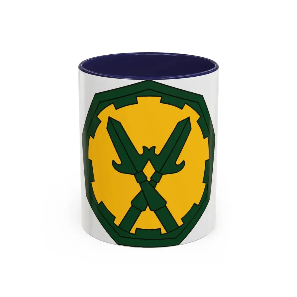 290 Military Police Brigade 2 (U.S. Army) Accent Coffee Mug 11oz Navy - Go Mug Yourself