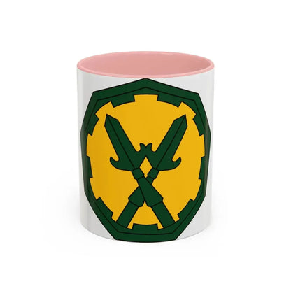290 Military Police Brigade 2 (U.S. Army) Accent Coffee Mug 11oz Pink - Go Mug Yourself
