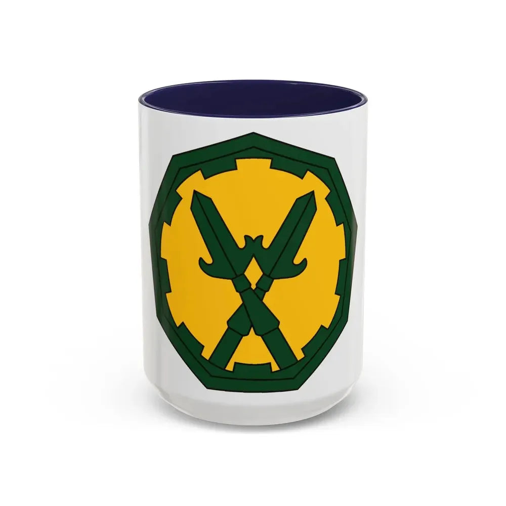 290 Military Police Brigade 2 (U.S. Army) Accent Coffee Mug 15oz Navy - Go Mug Yourself